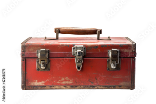 Tool box isolated on transparent background,transparency 