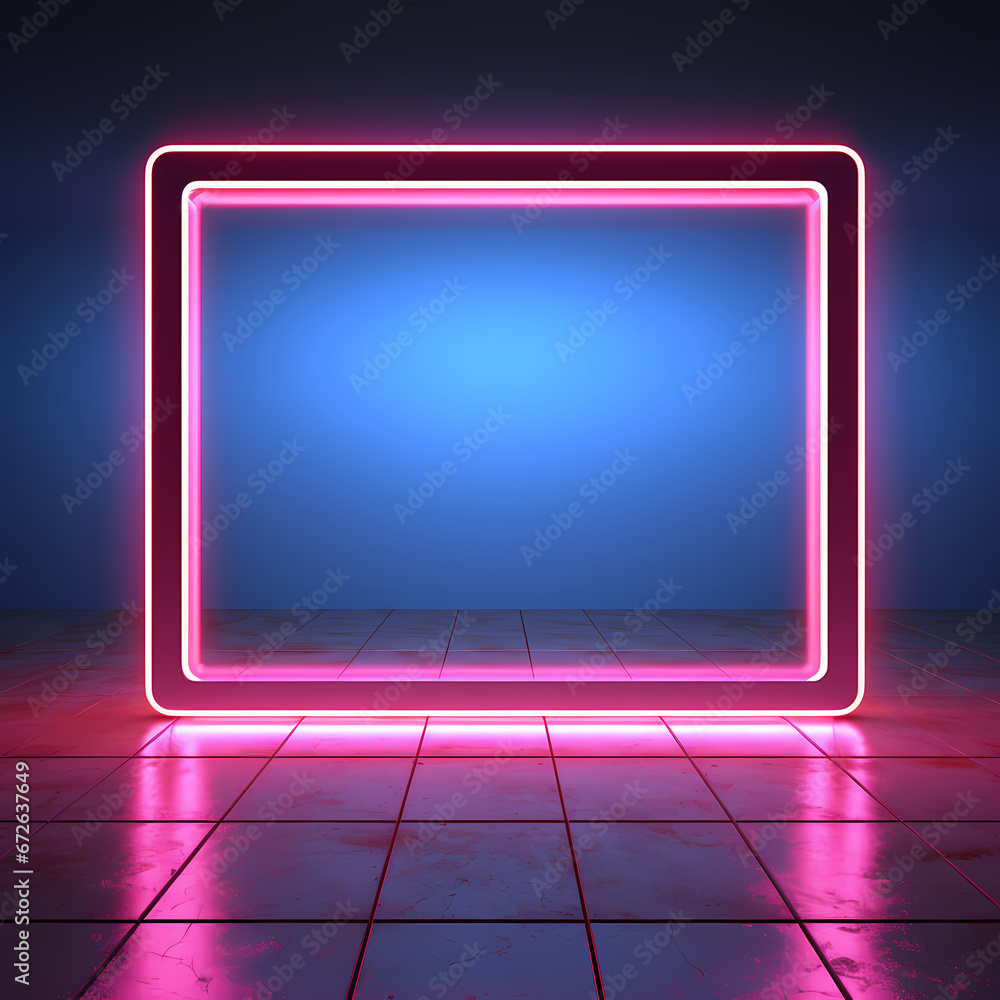 Neon Light Frame for BlackFriday Neon Light Frame for BlackFriday