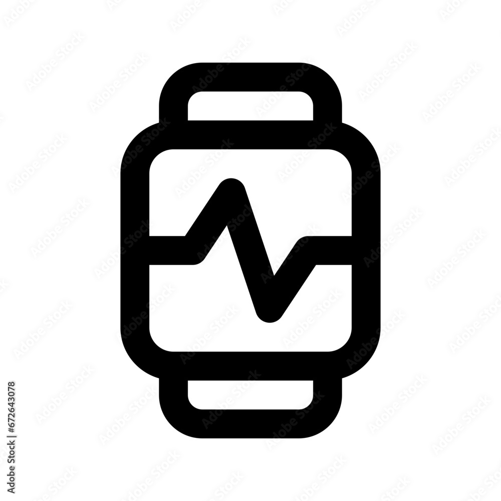 smartwatch line icon smartwatch line icon