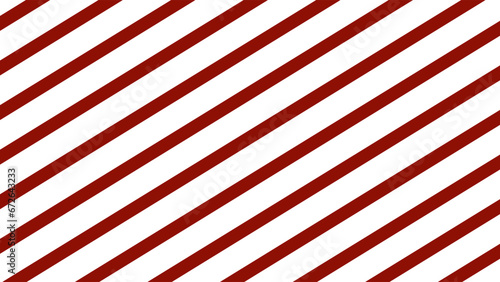 White and red diagonal stripes