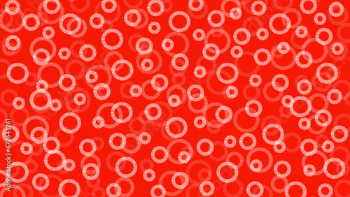 Red seamless pattern with drops