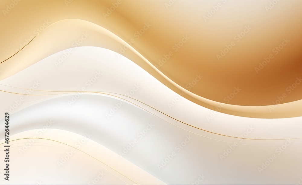 Elegant background with golden wavy lines Elegant background with golden wavy lines