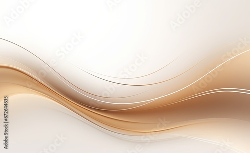 Elegant background with golden wavy lines