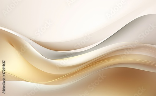 Elegant background with golden wavy lines