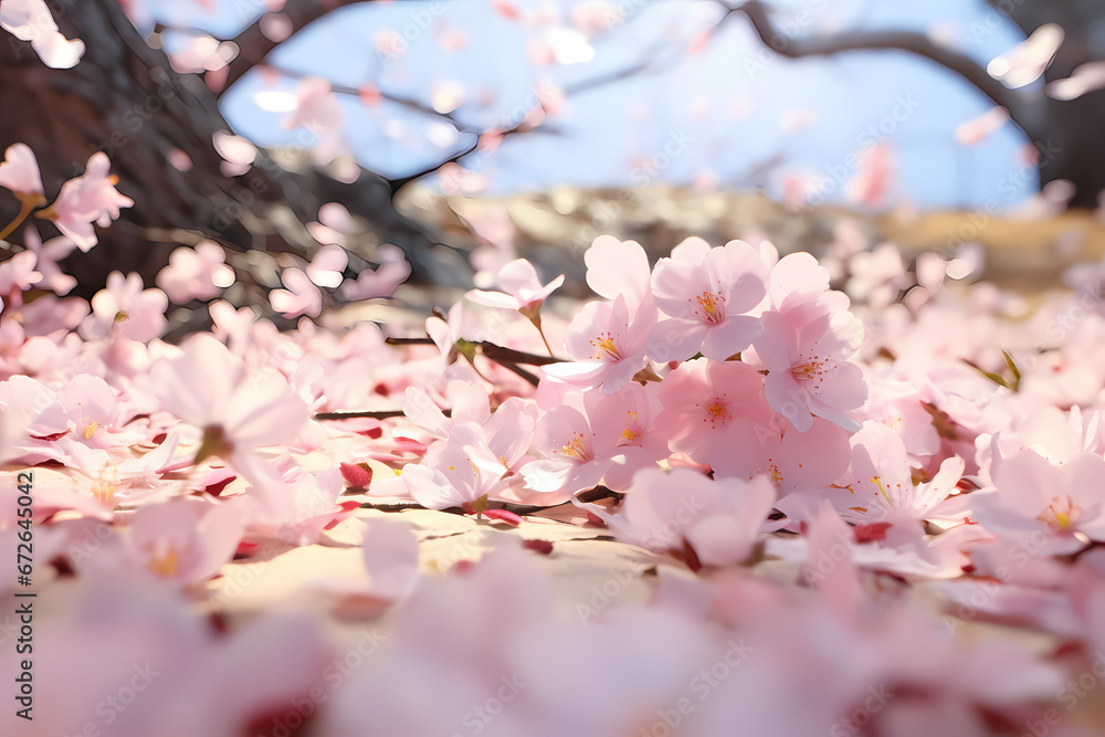 Obraz premium pink cherry blossoms