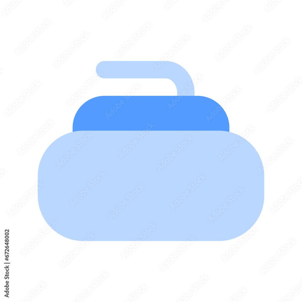 curling duotone icon curling duotone icon