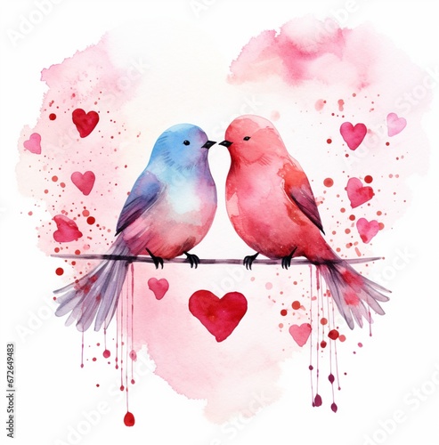 two love birds on valentine day © Justin Eaton