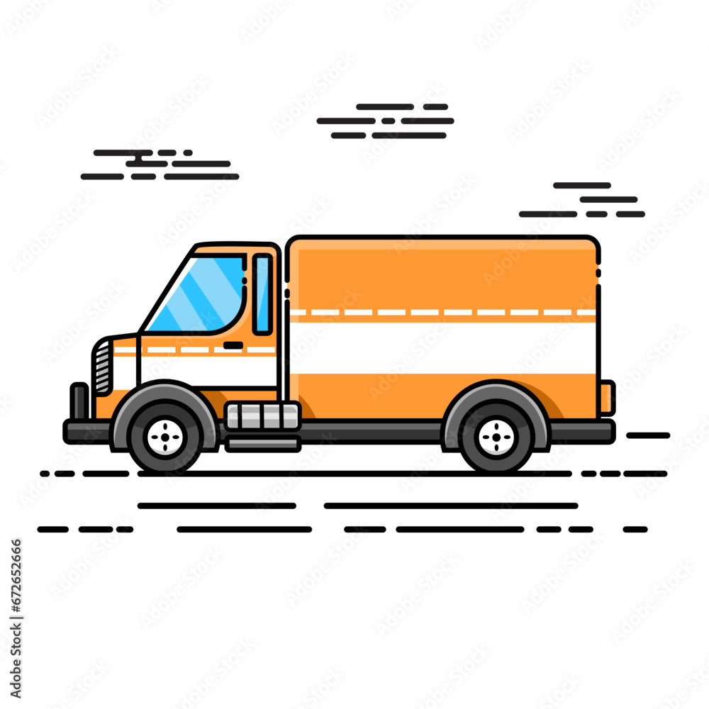 delivery truck car icon truck icon design illustration. delivery truck car icon truck icon design illustration.