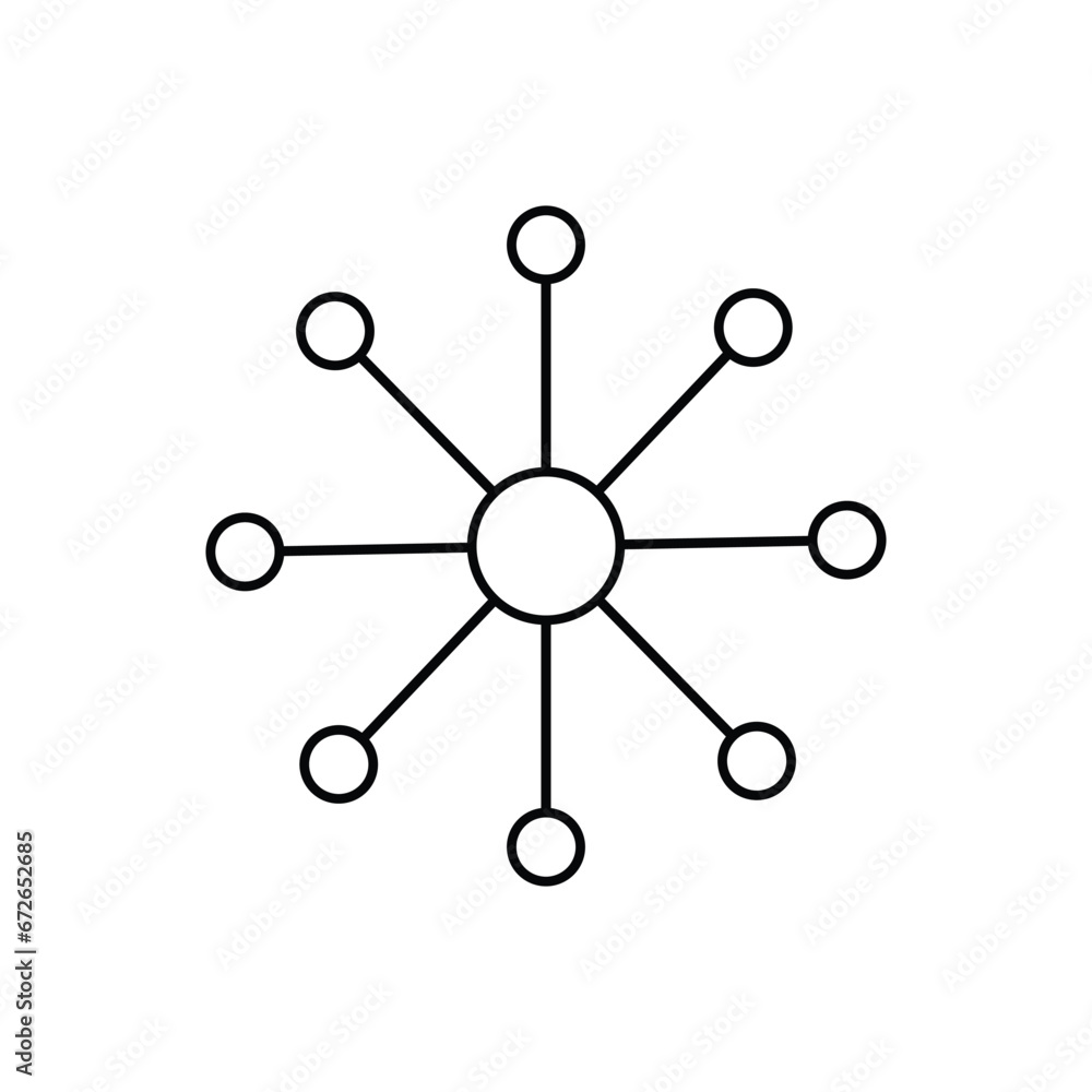 Molecular element icon Molecular element icon