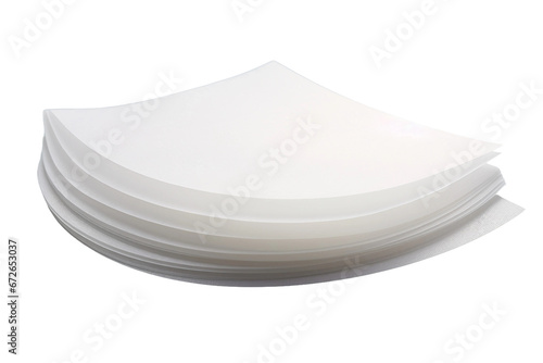 Filter Paper Scientific Filtration Mastery Isolated on transparent background