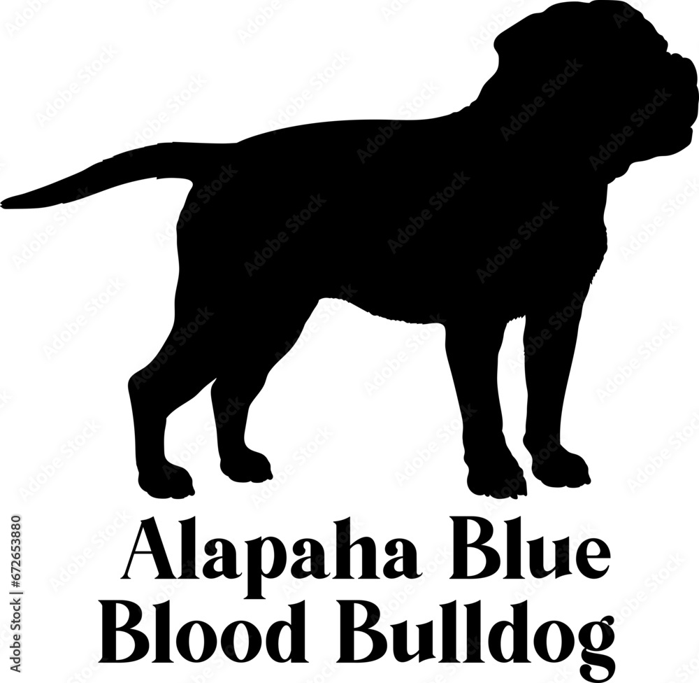  Alapaha Blue Blood Bulldog Dog silhouette breeds dog breeds dog monogram logo dog face vector
SVG PNG EPS