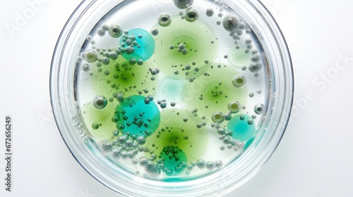 Wallpaper Mural bacteria and germs on white background. Torontodigital.ca