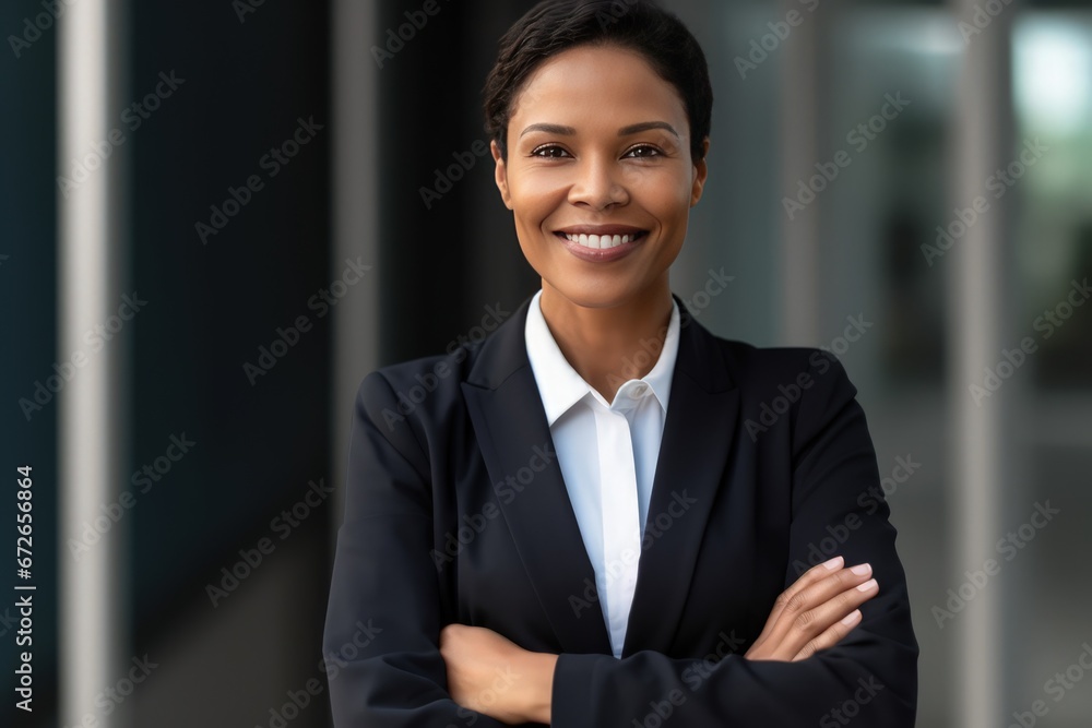 successful business woman's portrait a confident entrepreneur