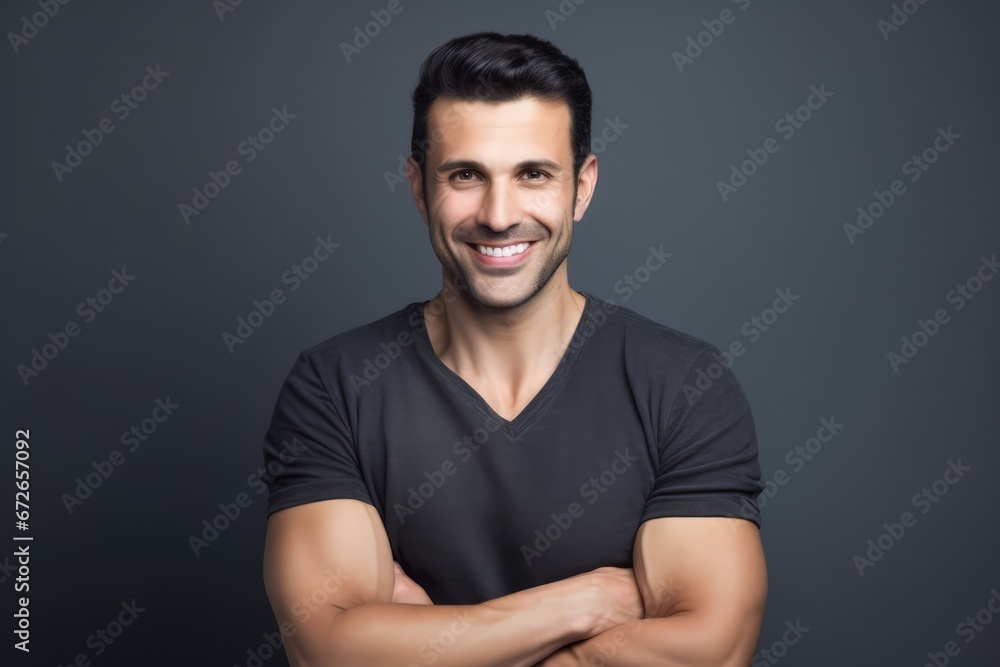 confident and relaxed handsome male face portrait confident and relaxed handsome male face portrait