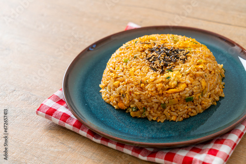 fried rice with egg in Korean style photo