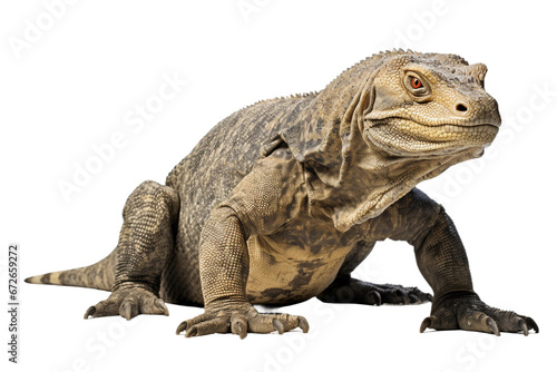 Majestic Reptile Presentation Isolated on transparent background