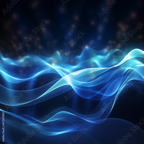 electric waves on black background background.