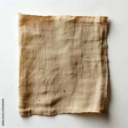 linen serviette on a transparent background