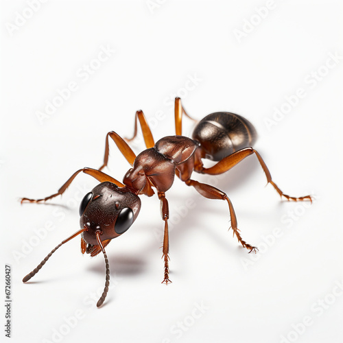 ant isolated on white background © konkanan