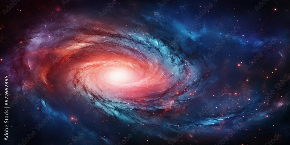 Spiral Galaxy, Messier 81, swirling stars and gas, vibrant pastel colors, dreamy, long exposure