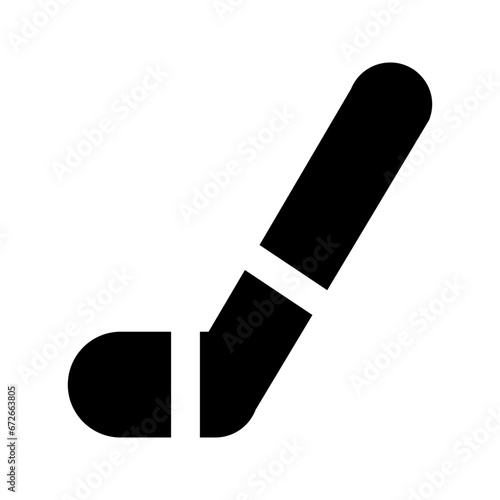ice hockey glyph icon