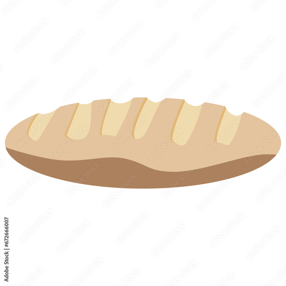 Vector illustration of a bread Vector illustration of a bread