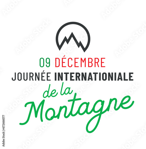 journée mondiale de la montagne le 9 décembre