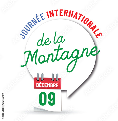 journée mondiale de la montagne le 9 décembre