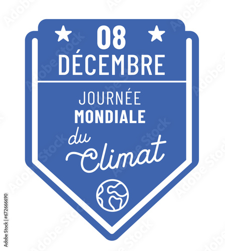 Journée mondiale du climat le 8 décembre