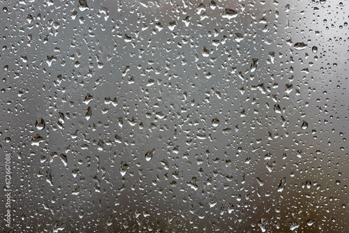 Wallpaper Mural water drops on the window glass during rain Torontodigital.ca