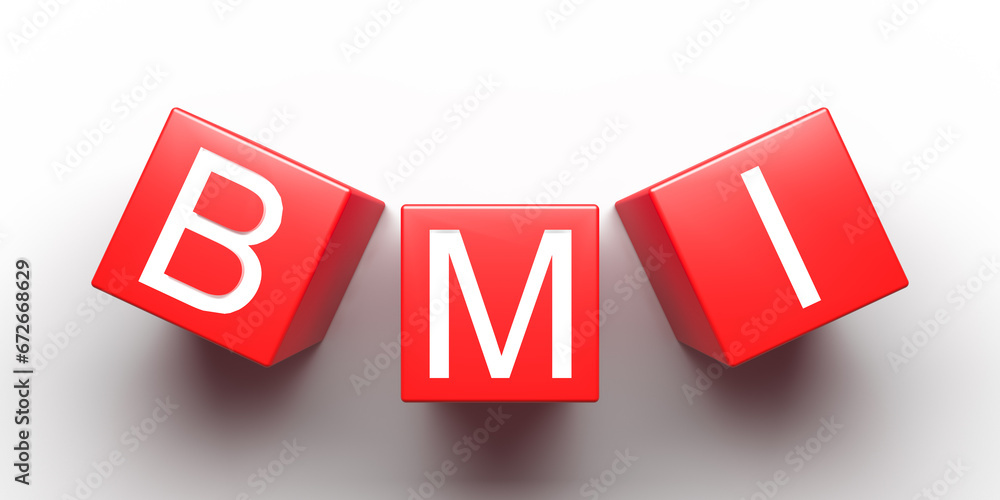 BMI. Abbreviation Body Mass Index. Healty lifestyle concept BMI. Abbreviation Body Mass Index. Healty lifestyle concept