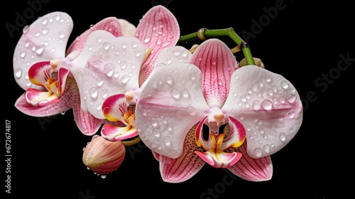 Beautiful Orchids . Mother s day concept with a space for a text. Valentine day concept with a copy space.