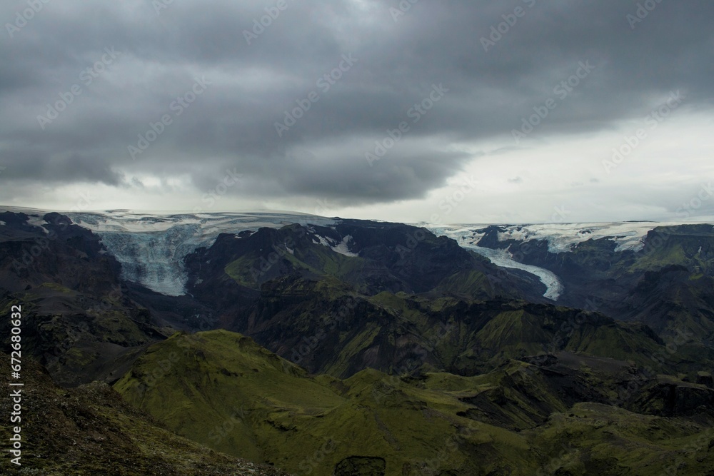 Glaciers of the Icelandic highlands