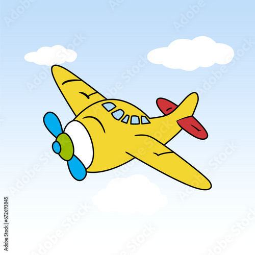 avião autismo fofo