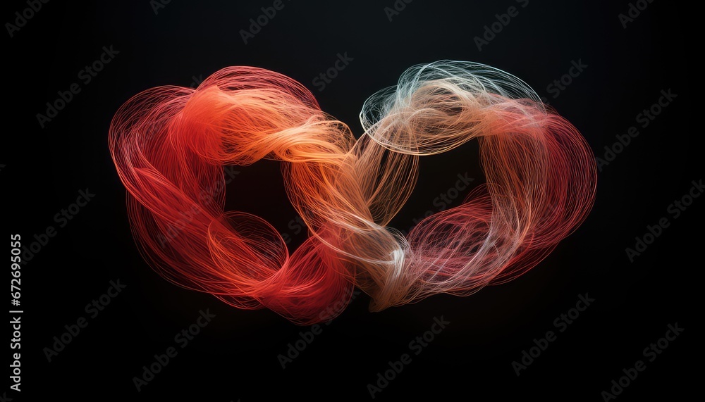 heart shaped smoke