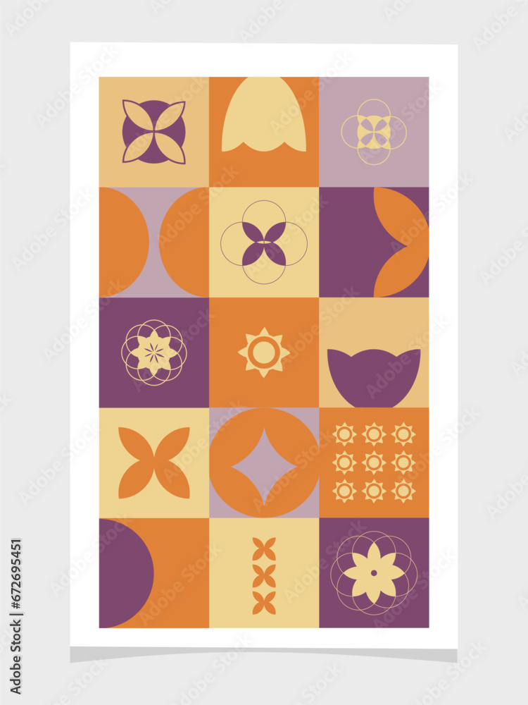 Colorful abstract painting in neo geo style. Geometric pattern in NEO GEO style, wall art, modern design, popular graphics Colorful abstract painting in neo geo style. Geometric pattern in NEO GEO style, wall art, modern design, popular graphics