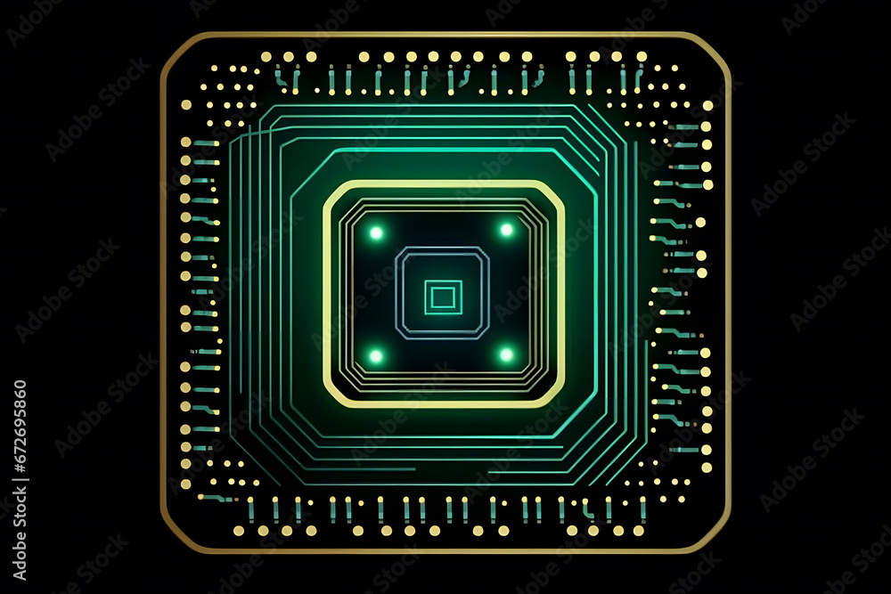 High tech electronic circuit board background. Neural network AI generated art High tech electronic circuit board background. Neural network AI generated art
