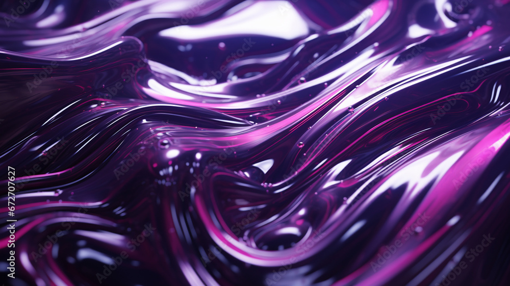 Obraz premium Beautiful liquid ink wave background