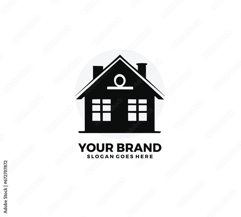 home logo template design vector
