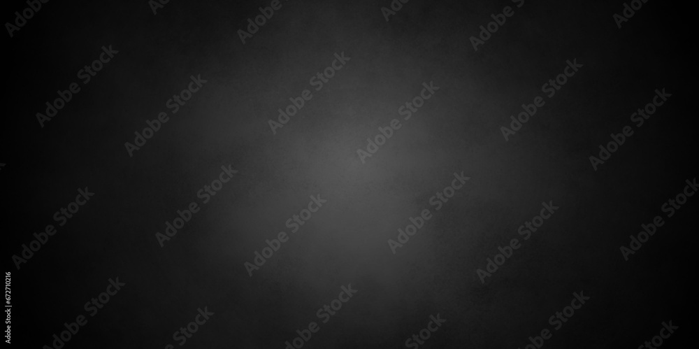 Fototapeta premium Abstract design with grunge black and white background . Old cement wall . scary dark texture of old paper parchment and .decorative plaster or concrete with vignette paper texture design .Dark wall 