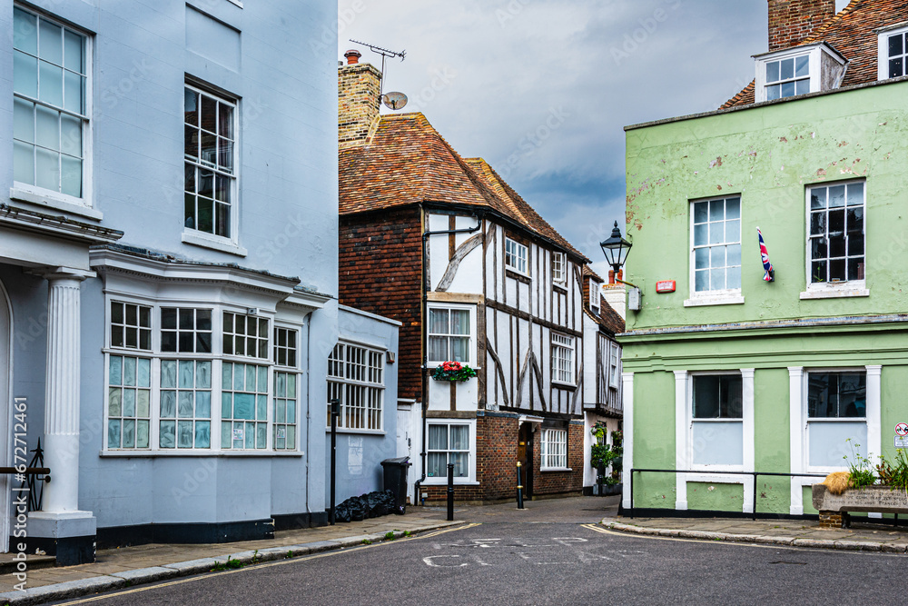 Houses in Sandwich, Kent,England, United Kingdom
