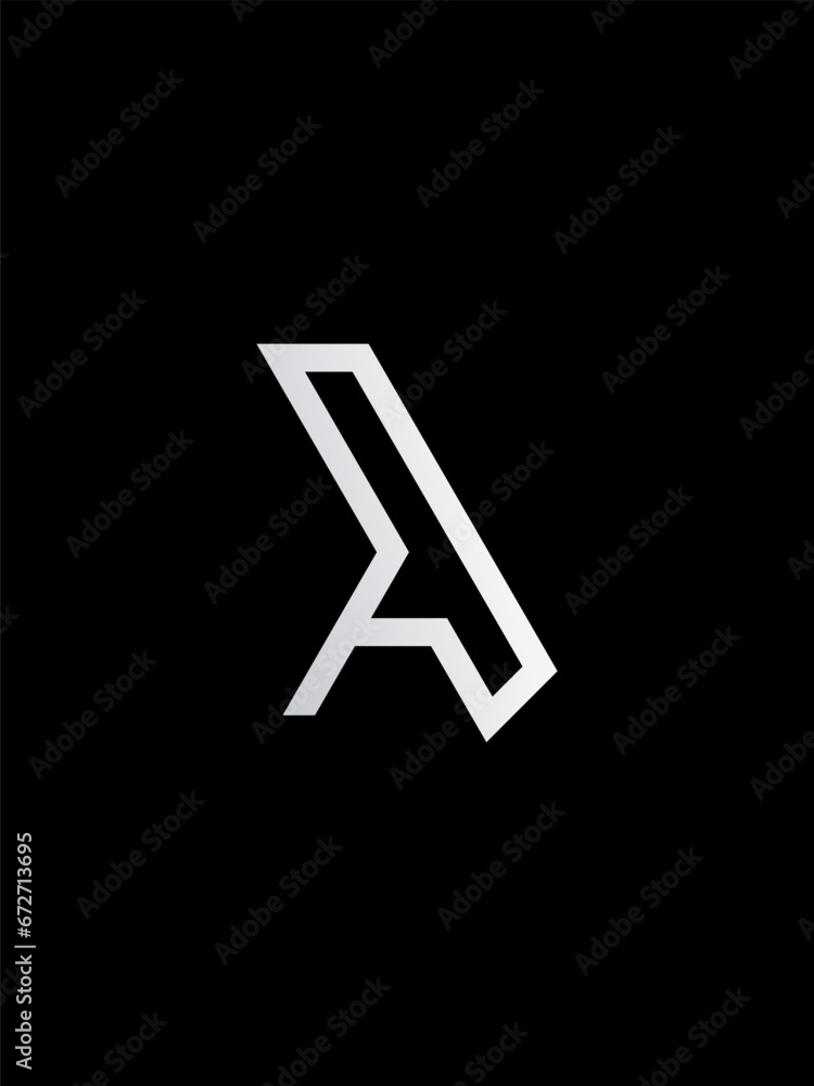 AT monogram logo template AT monogram logo template