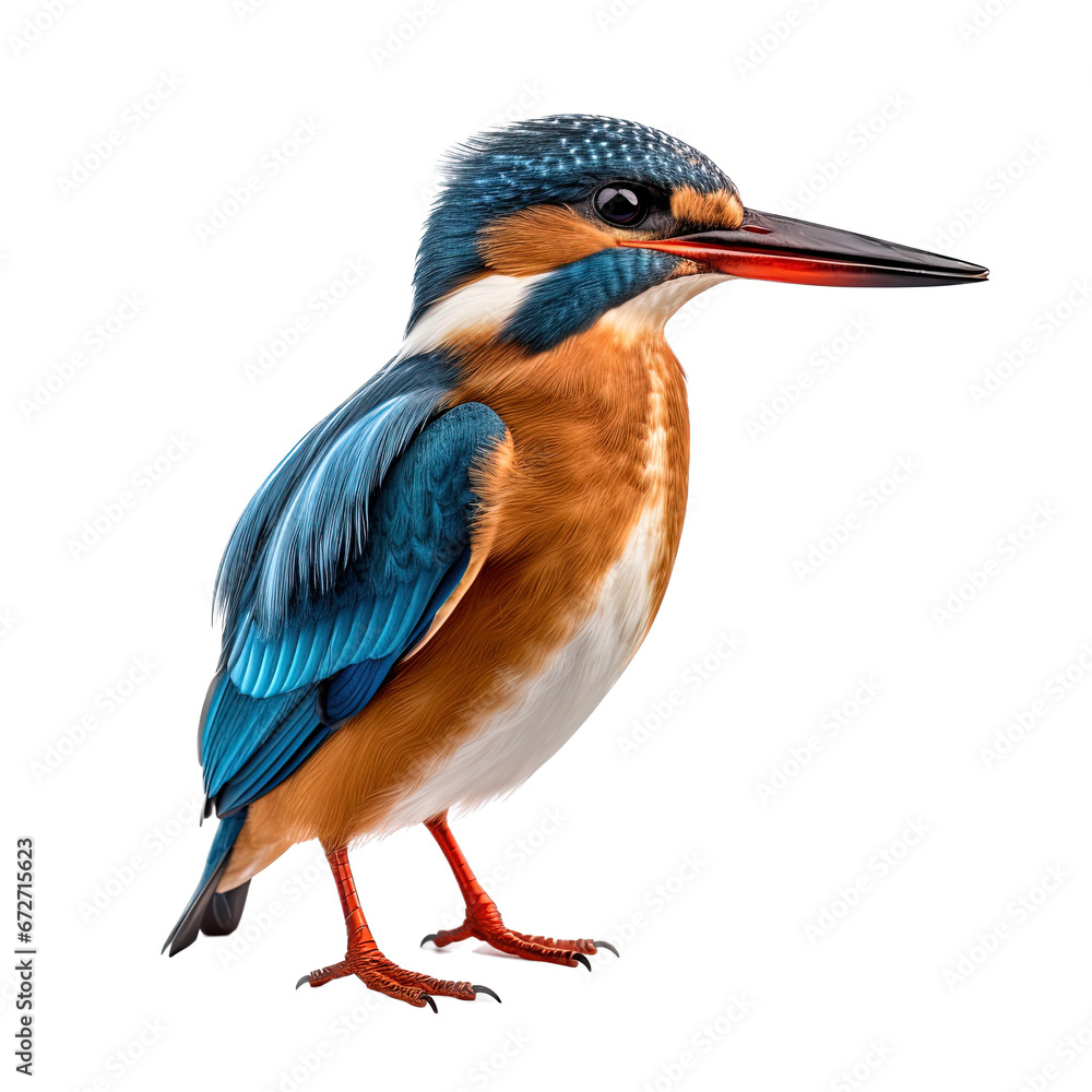 Common Kingfisher isolated from background. Common Kingfisher isolated from background.