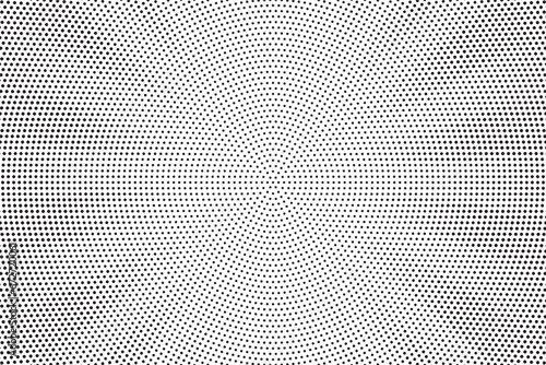 Halftone gradient sun rays pattern. abstract halftone vector dots background. monochrome dots pattern. pop art  comic small dots. star rays halftone poster. shine  explosion. sunrise rays background. 