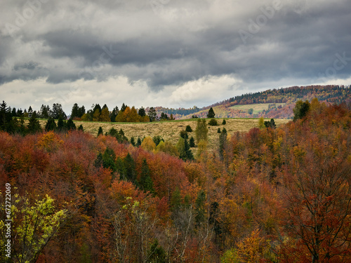 Jesień w górach. Jesień w Beskidach! photo