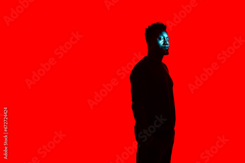 creative silhouette of a person photo