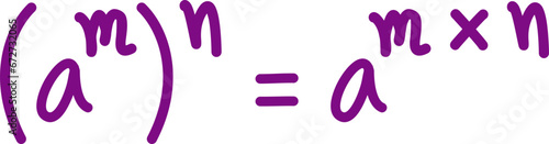 Properties of exponents photo