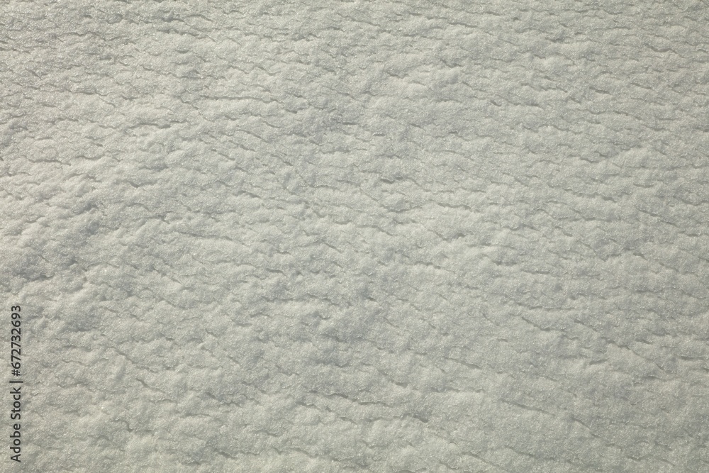 Closeup of snow forming abstract patterns in winter. Closeup of snow forming abstract patterns in winter.