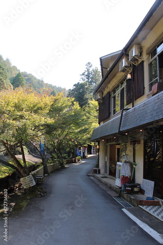 Fototapeta Naklejka Na Ścianę i Meble -  Traditional houses in Kyoto prefecture