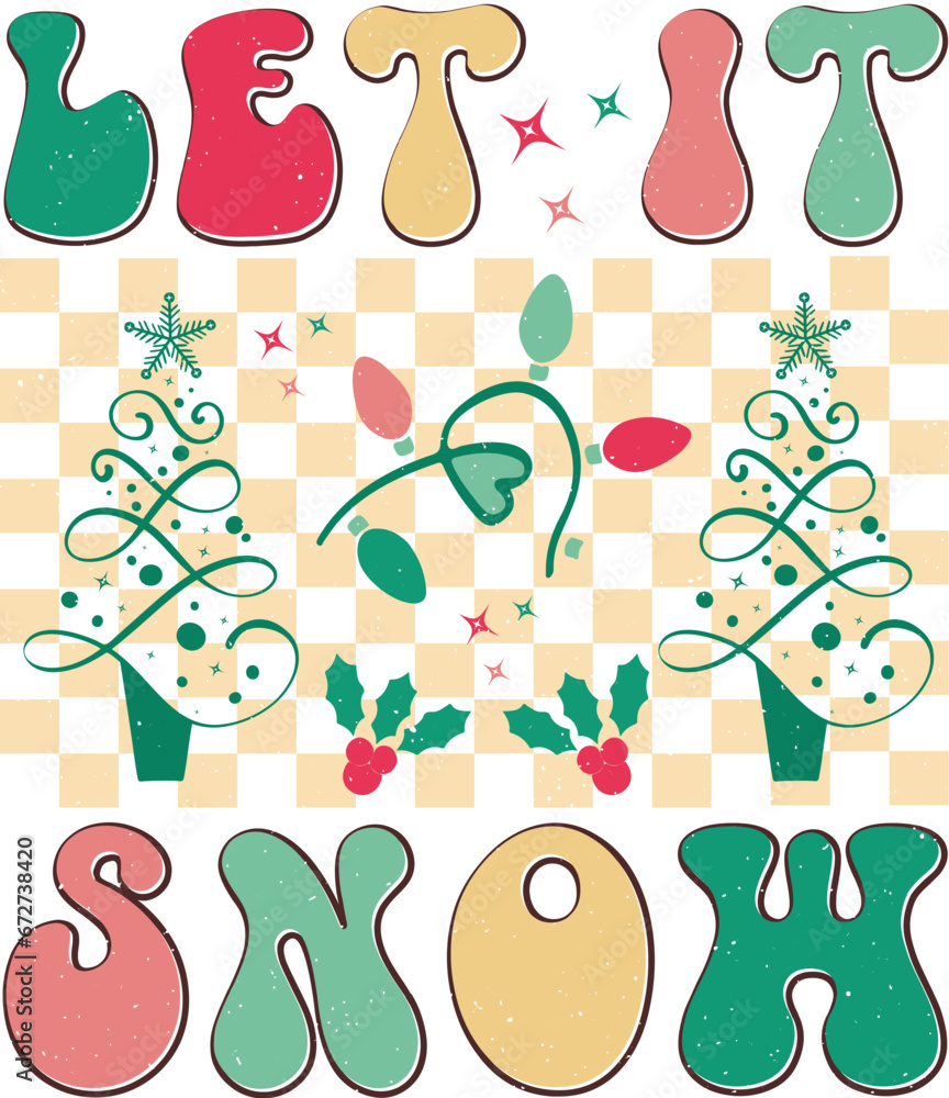 Naklejka premium christmas, christmas vector, christmas design